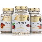 GN Exclusive Acerola 100 kapslí + Cordyceps 100 kapslí + Reishi 100 kapslí – Hledejceny.cz