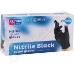 SOFTCLINIC Nitril černé nepudrované 100 ks – Zboží Dáma