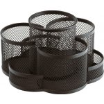 Drátěný stojan / organizér 7-dílný, černý – Zboží Dáma