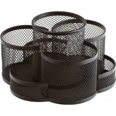 Drátěný stojan / organizér 7-dílný, černý – Zboží Dáma