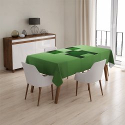 Sablio Ubrus Green Blocks 130x130cm