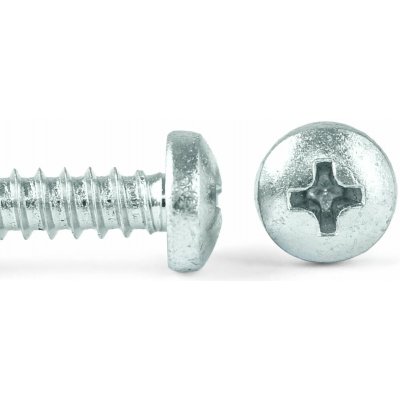 Šroub do plechu ZnB, půlkulatá hlava, DIN 7981 - 2.9x19 – Zboží Mobilmania