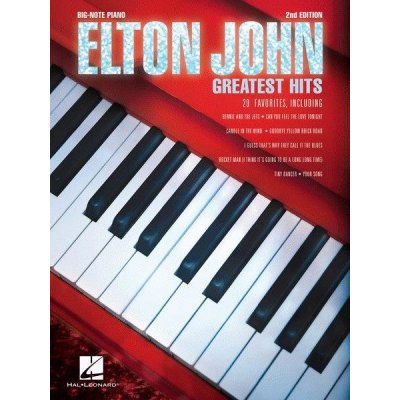 Elton John Greatest Hits velké noty na snadný klavír – Hledejceny.cz