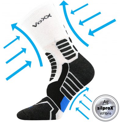 VoXX kompresní ponožky Ronin 1 pár bílá – Zboží Mobilmania