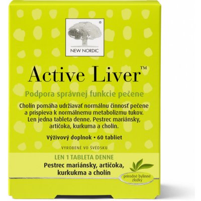 New Nordic Active Liver 60 tablet – Hledejceny.cz