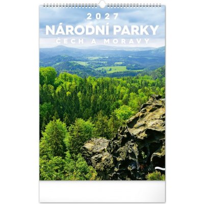 NOTIQUE nástěnný Národní parky Čech a Moravy 33 × 46 cm 2027 – Zboží Mobilmania