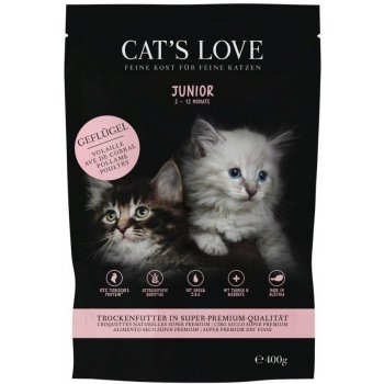 Cat's Love Junior s drůbežím 0,4 kg