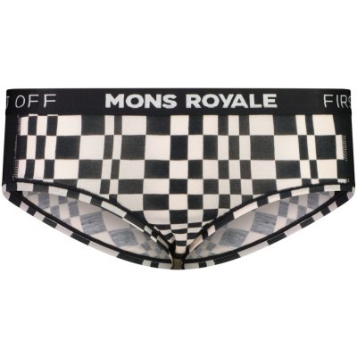 Merino kalhotky MONS ROYALE SYLVIA BOYLEG WMNS checkers