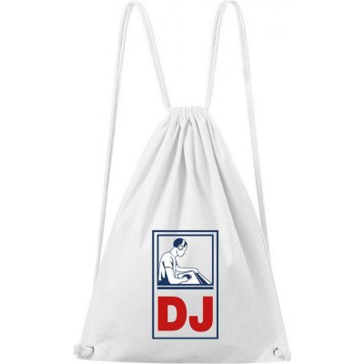 Dobrý triko bavlněný batoh s potiskem DJ Bílá – Hledejceny.cz