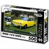 Puzzle Retro-Auta Škoda 110 R Coupe 1974 500 dílků