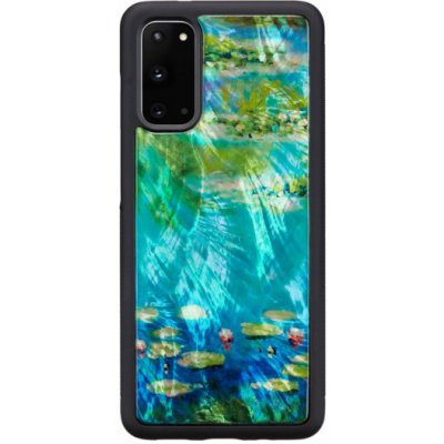 Pouzdro iKins Case Samsung Galaxy S20 water lilies černé