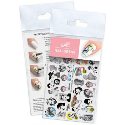 E.Mi Vodolepka Naildress Slider Design 54 David – Zboží Mobilmania
