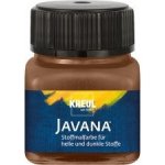 Barva na světlý a tmavý textil Javana 20 ml tmavě hnědá – Zboží Mobilmania