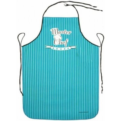 Forbyt Kuchyňská zástěra Master Chef tyrkysová 62x82 cm – Zboží Mobilmania