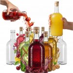 Bimberek Butelka Blanka z korkiem do trunków a tinktury 10 Ks x 500ml – Hledejceny.cz
