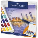 Faber Castell 169748 Creative Studio akvarelové barvy v pánvičkách 48 ks