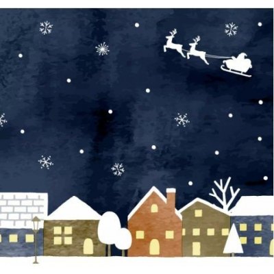 Ubrousek 33x33cm Magická noc – HobbyKompas.cz