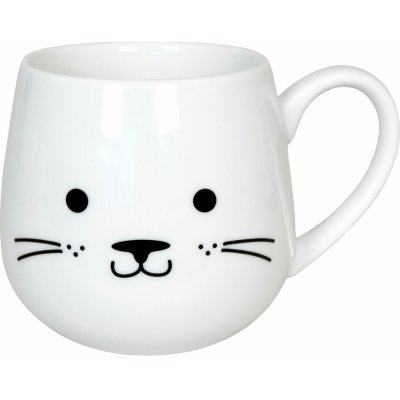 Könitz Cuddle Animals Kočka hrnek na kávu porcelán bílý 400 ml – Zboží Mobilmania
