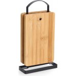 Zeller Sada krájecích desek na stojanu, 16 x 6,5 cm hnědá – Zboží Dáma