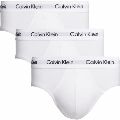 Calvin Klein pánské slipy 3 Pack Briefs Cotton Stretch 0000U2661G 100 bílá – Hledejceny.cz