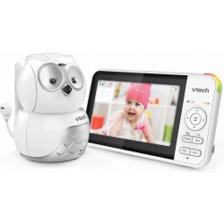 VTech BM5550-OWL dětská video chůvička Sova s displejem 5" a otočnou kamerou