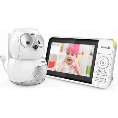 VTech BM5550-OWL dětská video chůvička Sova s displejem 5" a otočnou kamerou – Zboží Mobilmania