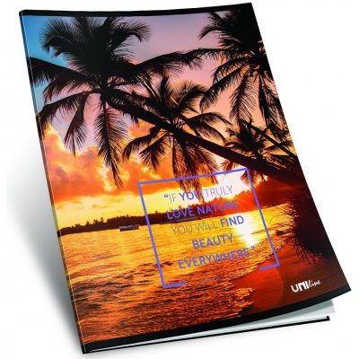 REAS PACK Školní sešit 440 edice NATURE Západ slunce na pláži