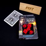 Q Workshop Sada 7 kostek Classic Runic červeno modrá – Zboží Živě