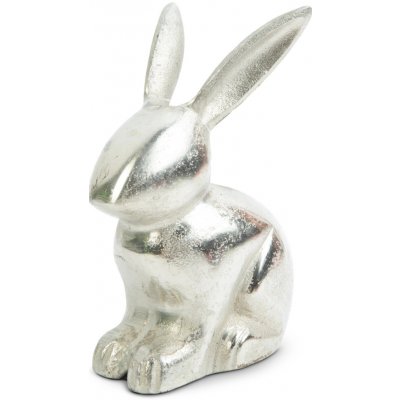 Velikonoční dekorace hliníkový zajíc 16 × 10 cm – Hledejceny.cz
