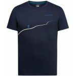 La Sportiva Trail T-Shirt Men Night Sky/Chalk modrá – Zboží Mobilmania