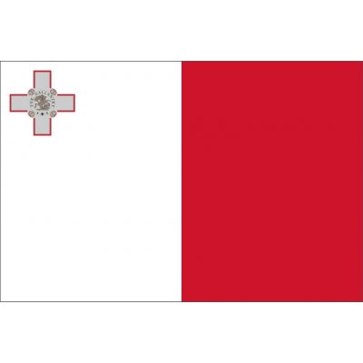 Malta vlajka - 30 x 45 cm - tunel, karabina – Hledejceny.cz