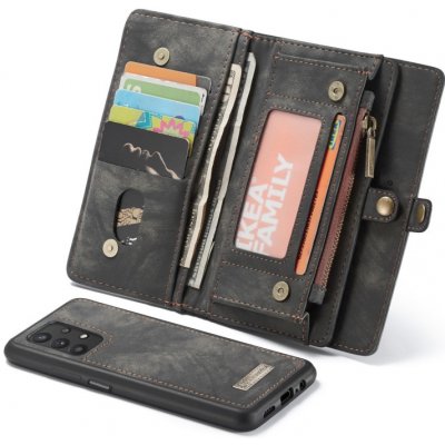 PROTEMIO 32993 WALLET Ochranný kryt s peněženkou 2v1 pro Samsung Galaxy A32 5G / M32 5G / M32 5G černý