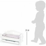 Small Foot Dřevěná postýlka pro panenku bílá – Zboží Mobilmania