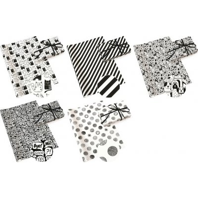 Balicí papír Neutral Black & White 70g/m² 200x70 cm mix – Hledejceny.cz