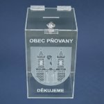 Kasička pokladnička 150x150x250 mm na zámek – Hledejceny.cz