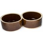 JK ANIMALS Keramická dvojmiska pro králíky 2×15 cm – Zboží Dáma