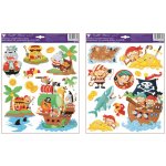 Room Decor Samolepky na zeď piráti truhla s pokladem 33 x 29 cm – Hledejceny.cz