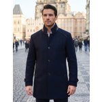 Luxusní pánský kabát tmavě modrý – Hledejceny.cz
