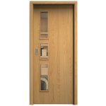 Sapeli Elegant Komfort M33 posuvné dub natur 80 x 197 cm Planibel bronz – Hledejceny.cz
