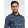 Pánská Košile Ombre košile regular fit OM-SHCS-0151 tmavomodrá