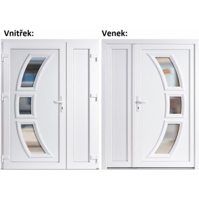 Soft Celia Panel Plný Bílá/bílá 200 cm – Hledejceny.cz