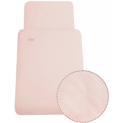 Esito Luxusní dětské mušelínové povlečení Pink růžová 100 x 135 60 x 40 cm – Zboží Dáma