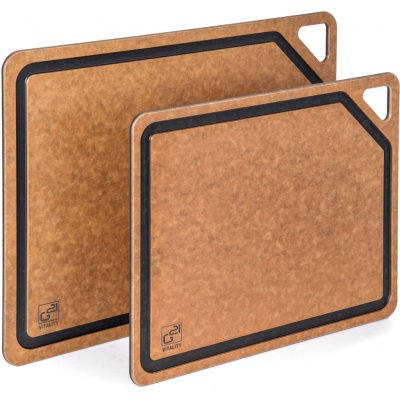G21 Prkénko krájecí EcoCut z přírodní celulózy - sada 2 ks, hnědé – Sleviste.cz