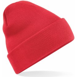 Beechfield zimní čepice Original Cuffed Beanie korálová