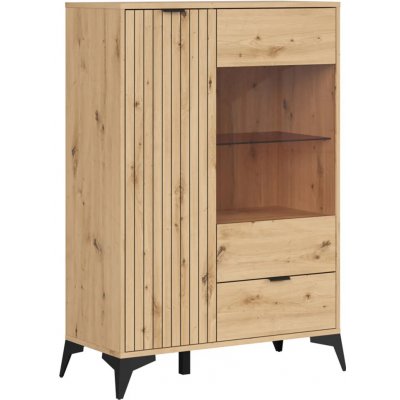 BRW Lamea S632-REG1D1W1S Dub Artisan – Hledejceny.cz