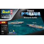Revell Gift-Set lodě 05668 Bismarck Battle 1:1200 – Zboží Dáma
