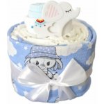Brumlík plenkový mini dort Sloník modrý – Zbozi.Blesk.cz