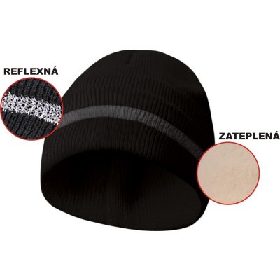 Thinsulate Zimní čepice reflexní černá – Hledejceny.cz