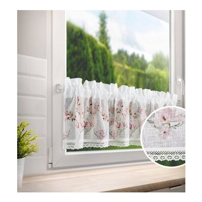 HOTOVÁ ZÁCLONA AMELIA 150X30 CM BÍLA – Hledejceny.cz