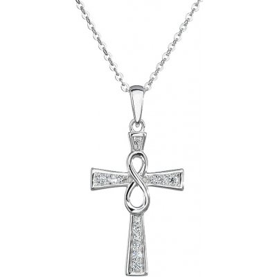 Šperky pro tebe Stříbrný přívěsek Křížek MP02753B